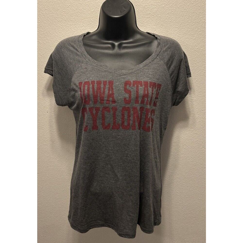 Women’s Iowa State‎ Cyclones Vneck Shirt Size Medium Gray